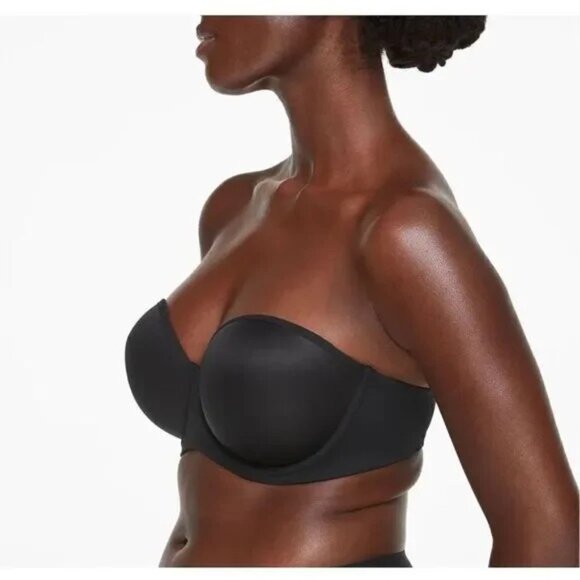 NEW ThirdLove Black 24/7 Classic Strapless Bra Underwired Bra Size 34H - Picture 1 of 6